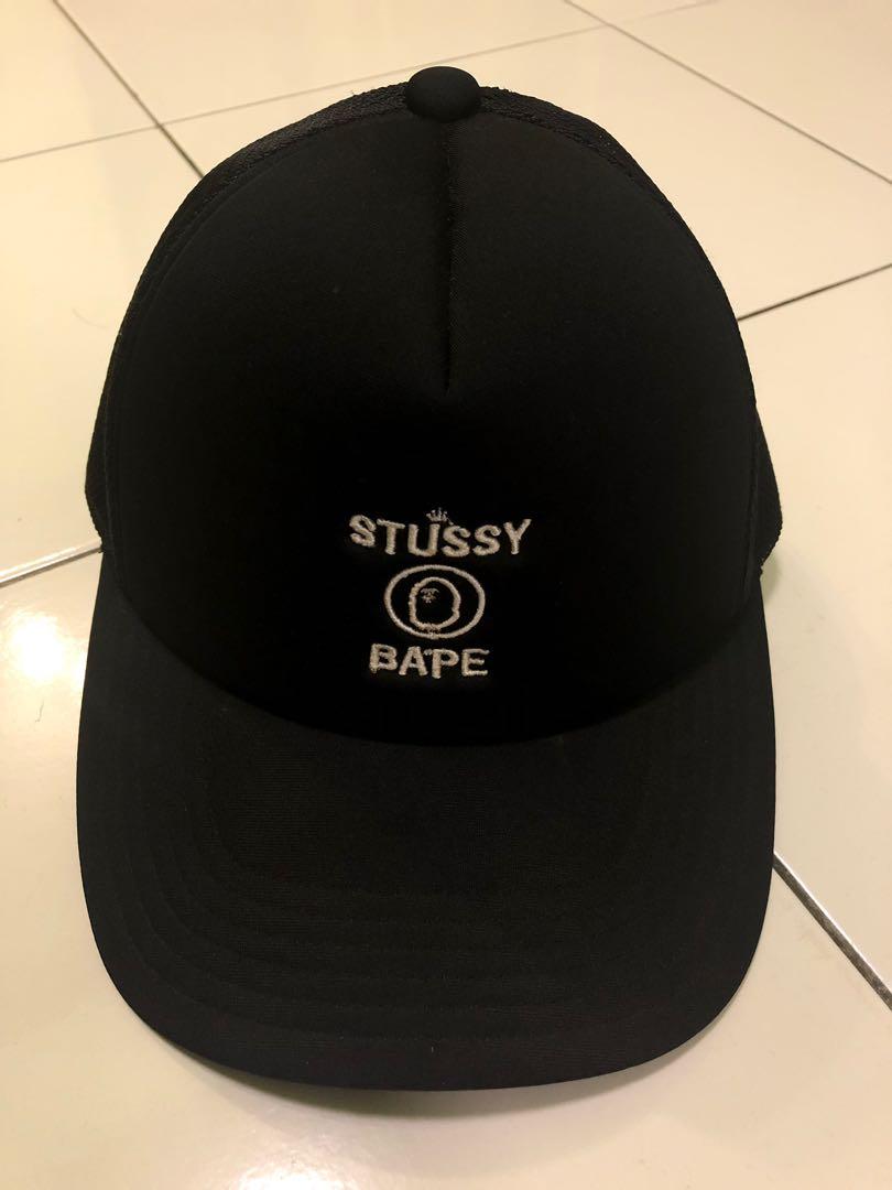 Bape discount stussy hat