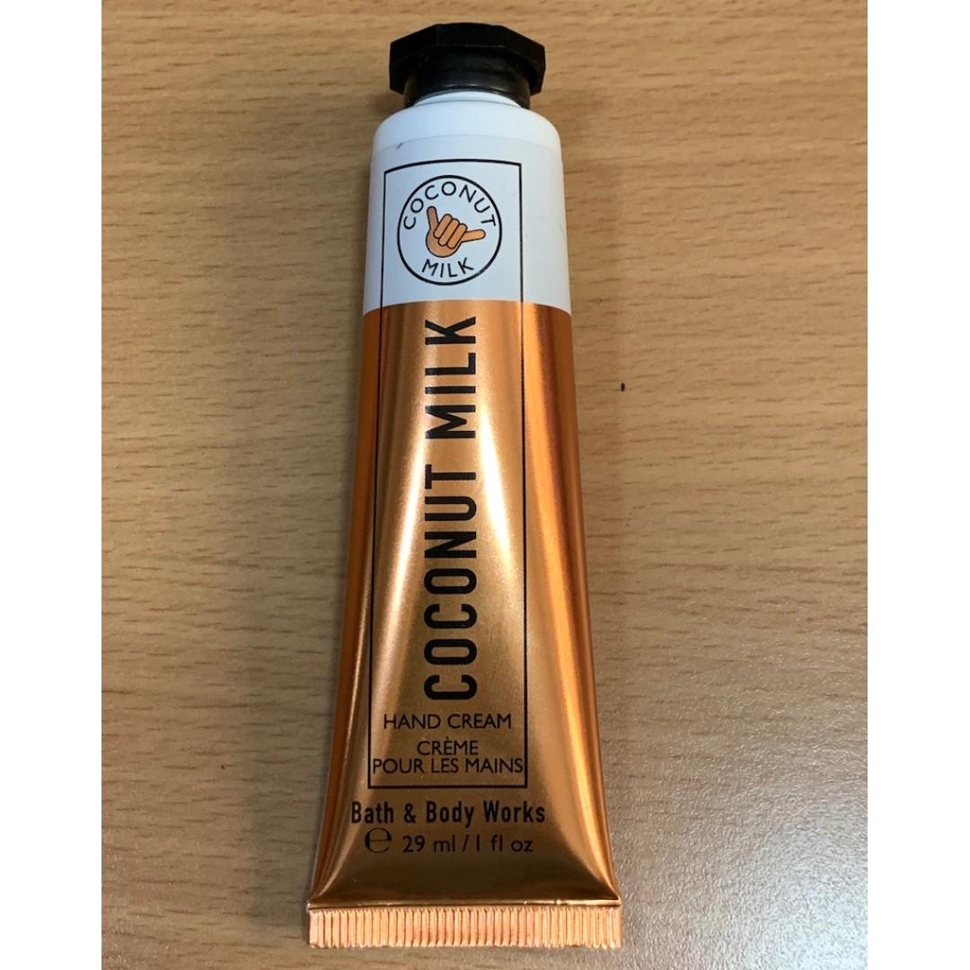 Bath Body Works Coconut Milk Hand Cream Authentic Health Beauty Skin Bath Body On Carousell