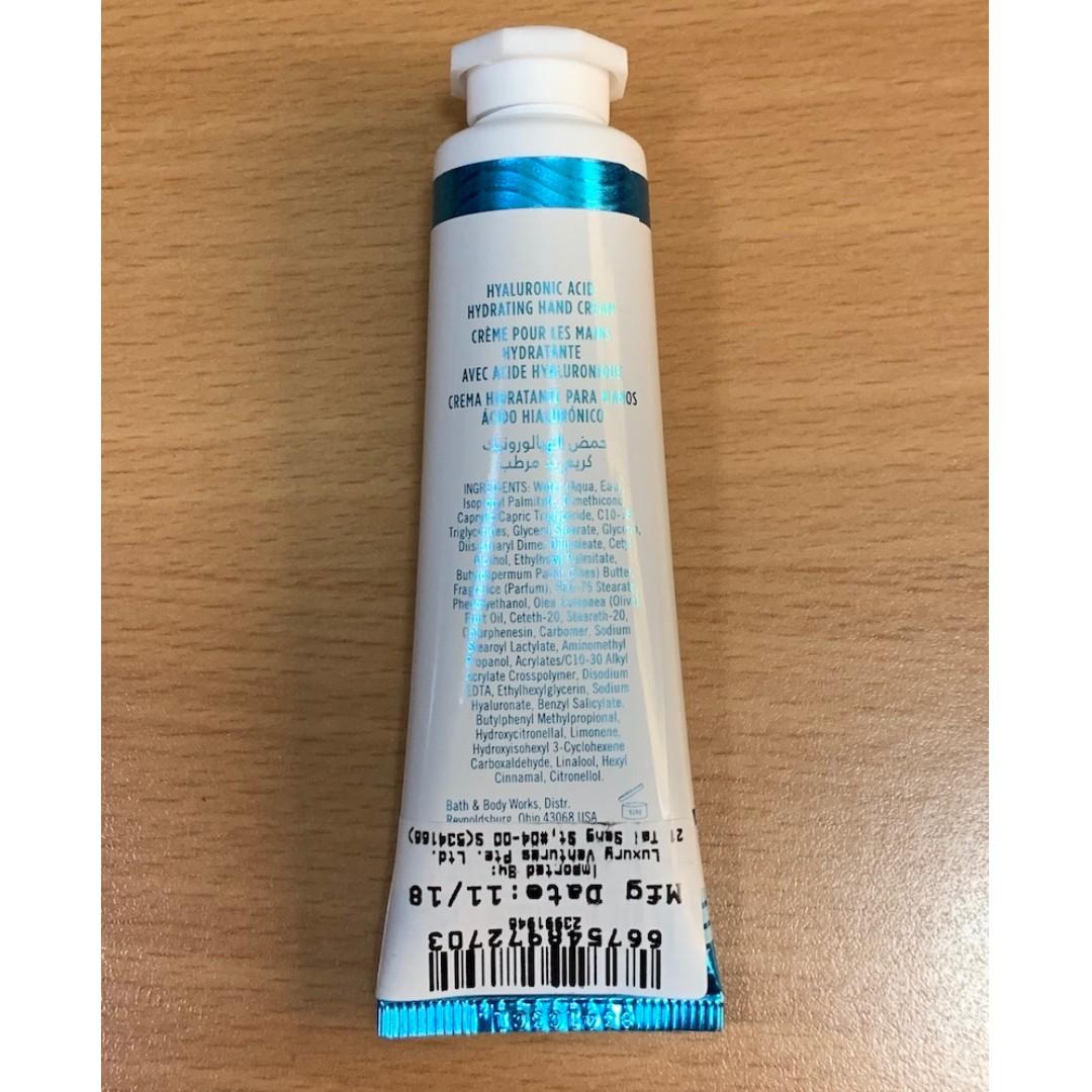 Bath & Body Works Water Hand Cream (Authentic), Beauty & Personal Care