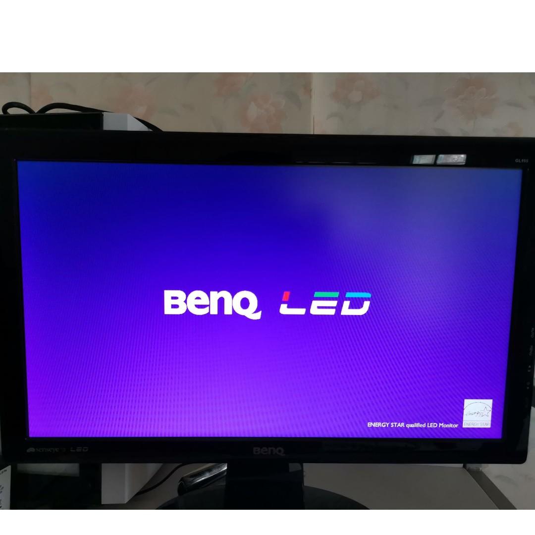 BenQ GL955 18.5 inches LED Monitor, Computers & Tech, Parts ...