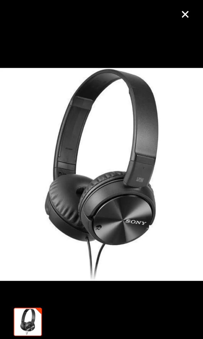 BNIB Sony MDR ZX110NC Noise Cancelling Headphones Audio Headphones Headsets on Carousell