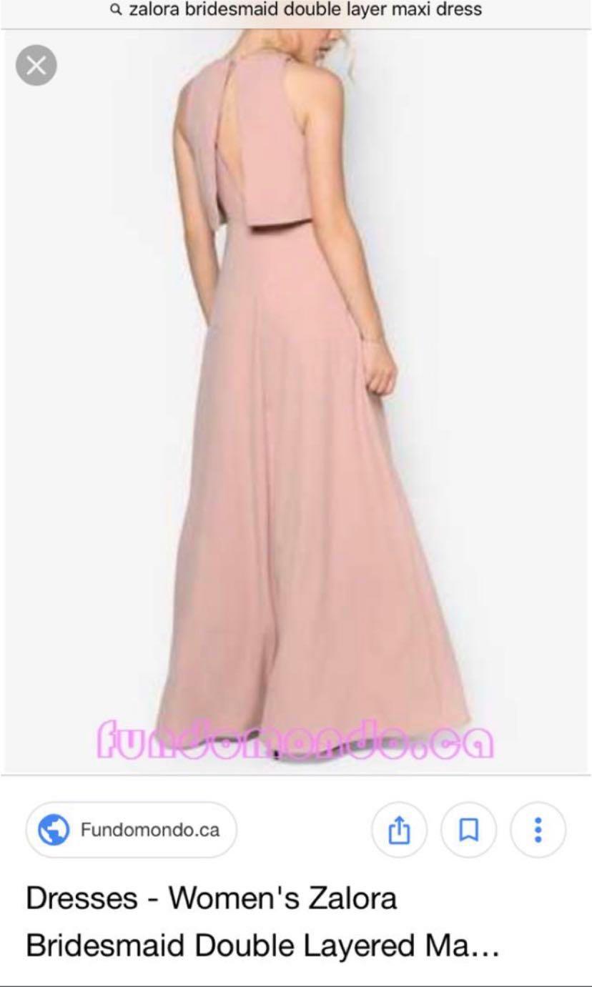 double layered maxi dress