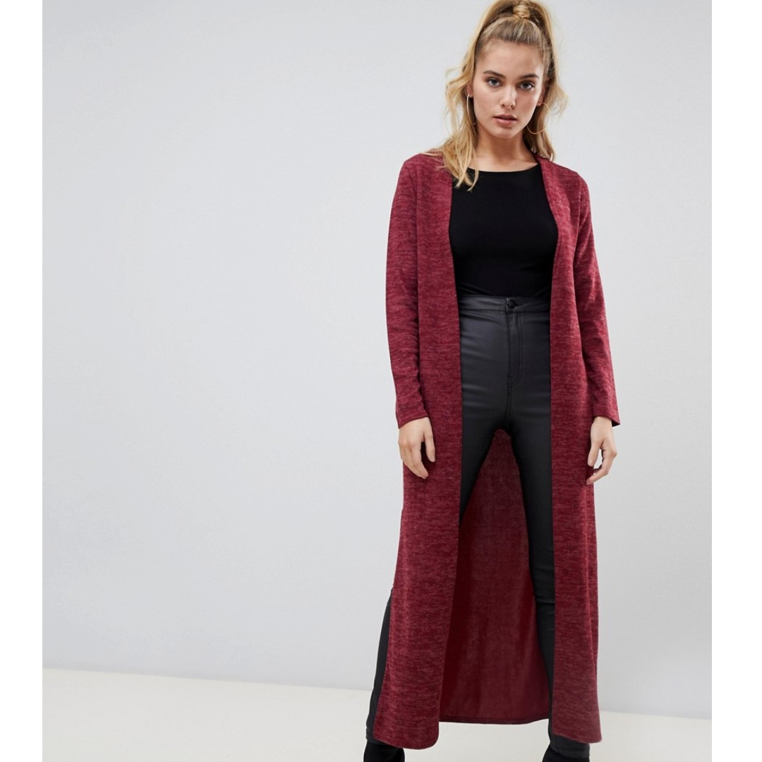 boohoo maxi cardigan