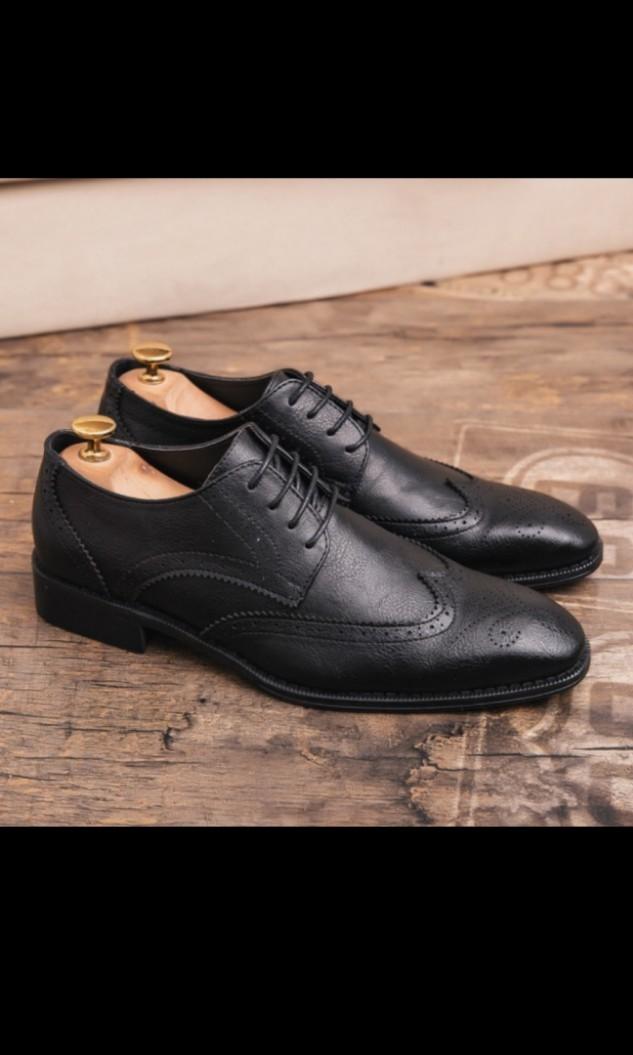 black leather mens dress shoes