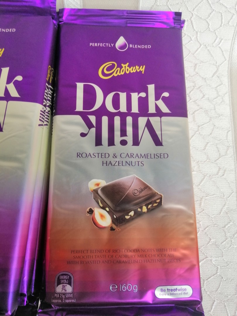 Cadbury Dark Milk 160g (Category: Packaged & Instant Food) located in Caloocan City. Submitted by spendlessavemor (Listing ID 231232327, Image 3). Description: Cadbury Dark Milk 160g For only 125 Original price in mall 160 Available flavor see photos.