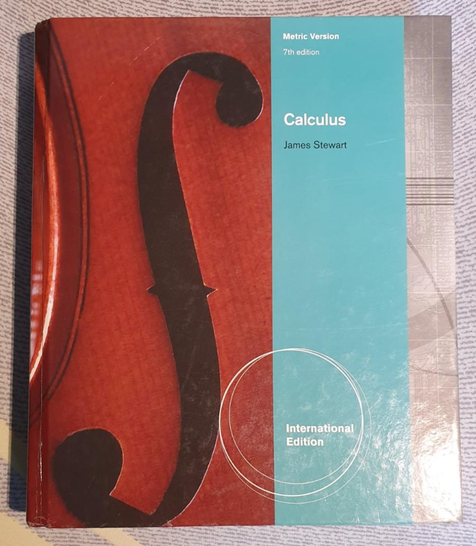 Calculus 7th Edition International By James Stewart Books Stationery Textbooks Tertiary On Carousell
