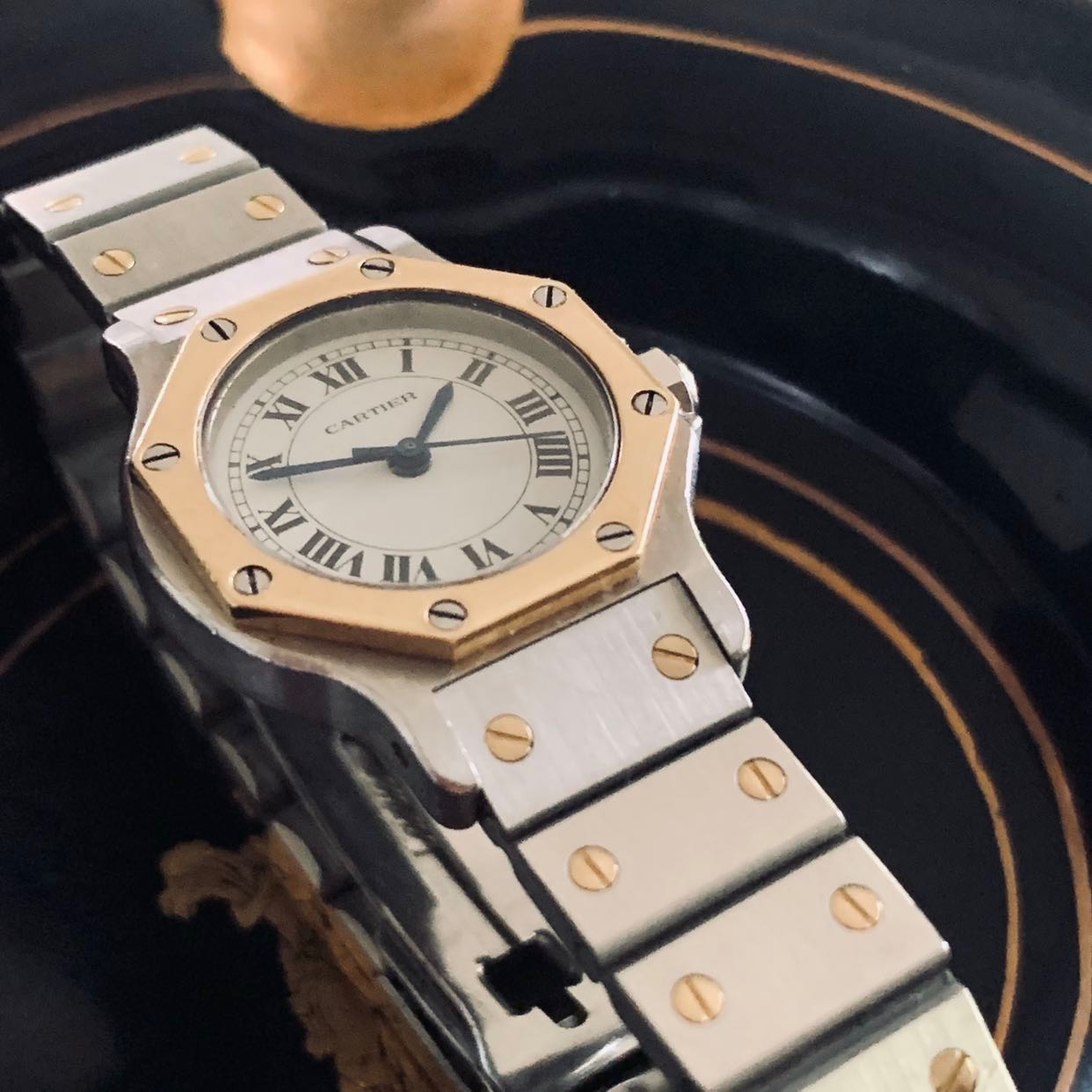 Cartier clearance octagon watch