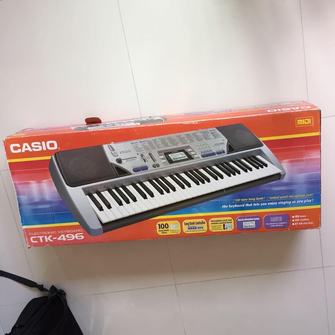 Casio ctk 496 midi best sale