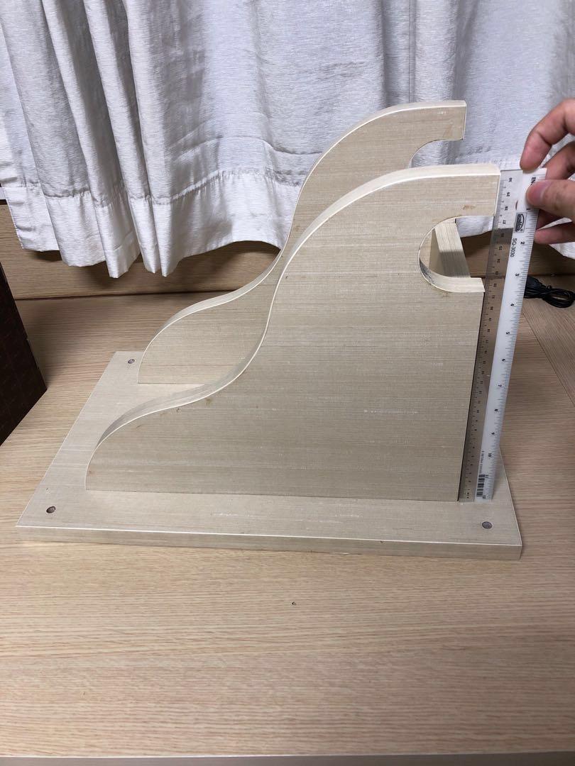 wooden bike holder