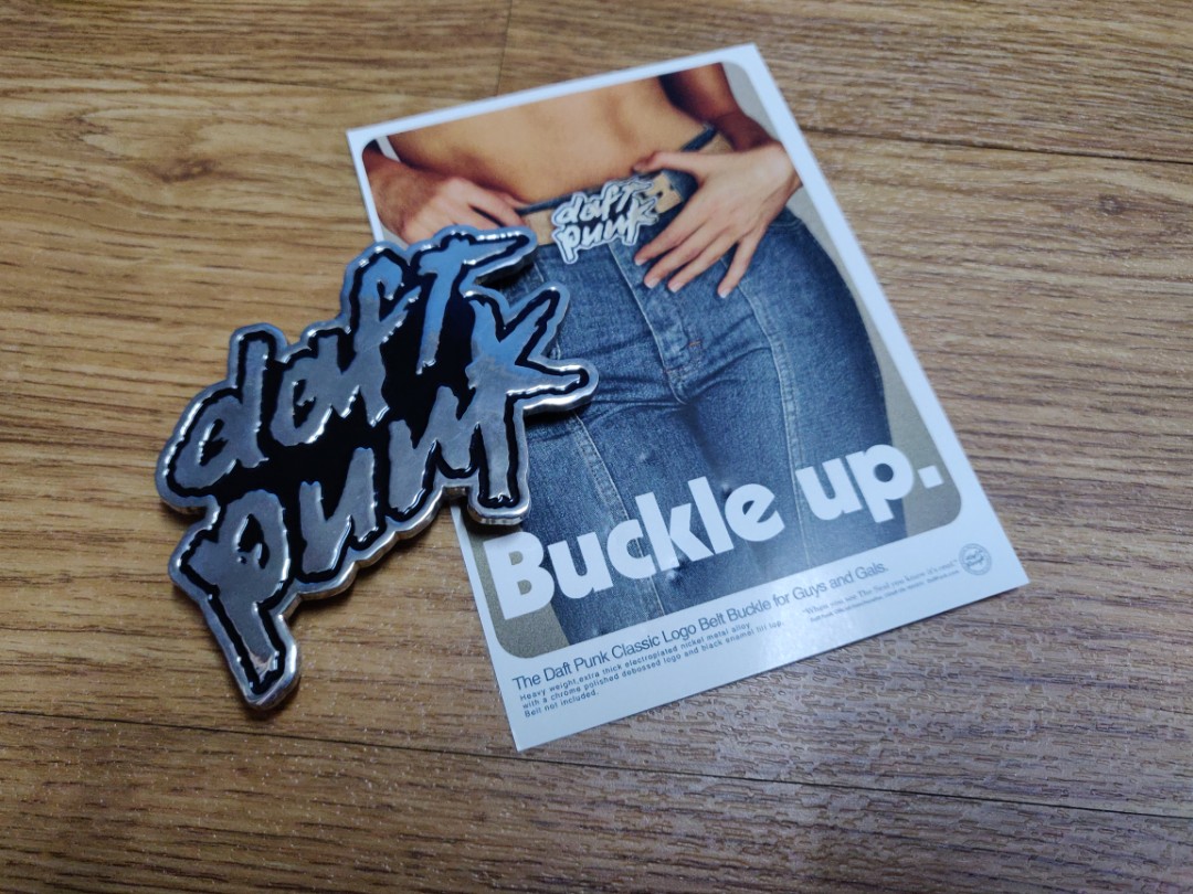 Daft Punk Heavyweight Logo Belt Buckle 