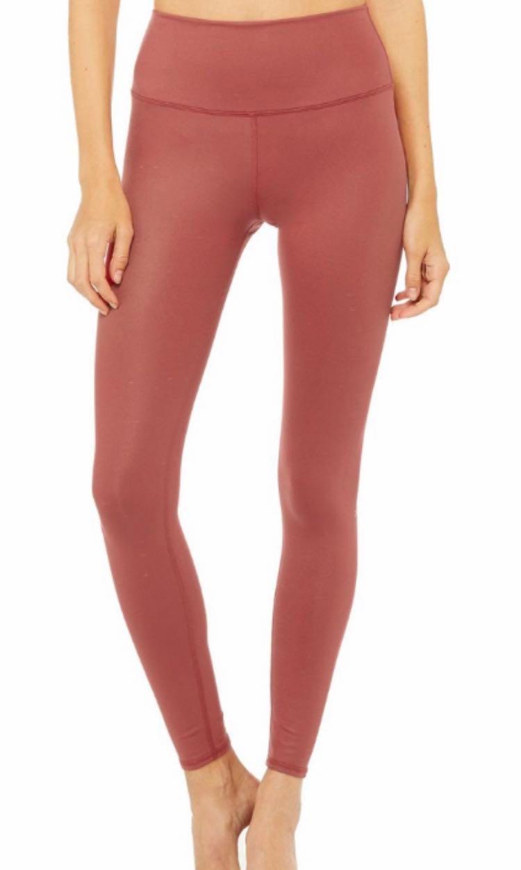 Deep red yoga pants and bra, Women's Fashion, New Undergarments