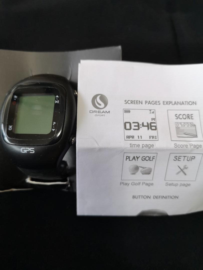 Dream sport GPS golf watch Mobile Phones Gadgets Wearables Smart Watches on Carousell