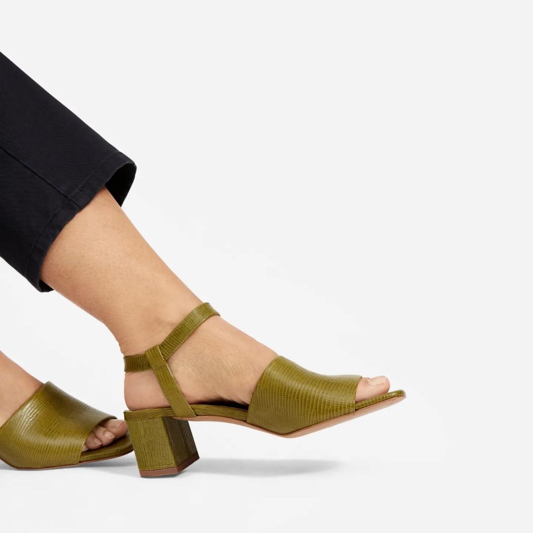 everlane block heel sandal