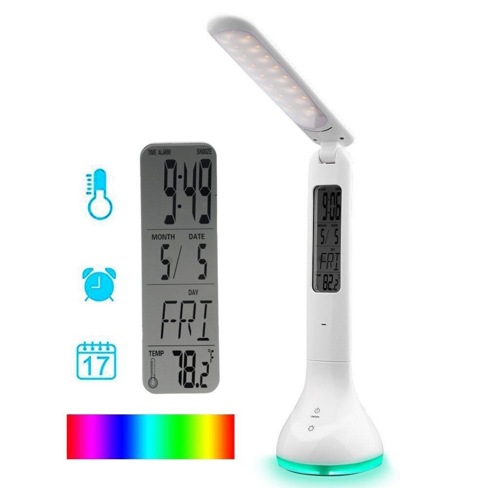 Eye Protection Led Desk Lamp With Clock Calendar Portable Rgb Table Lamp Folding Dimmable Led Light Book Reading Desk Lamp Electronics Others On Carousell Thermaltake level 20 rgb battlestation gaming desk review. carousell