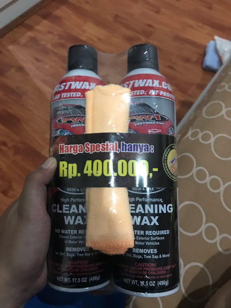 Fastwax Fw1 Wash Wax Original Pembersih Mobil Tanpa Air Auto
