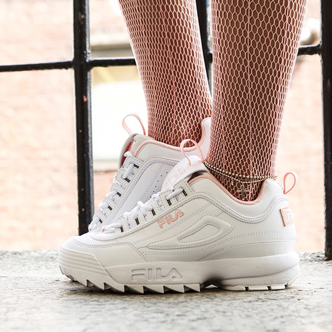 fila disruptor ii pink white
