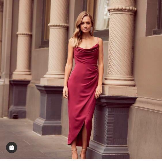 forever new maroon dress