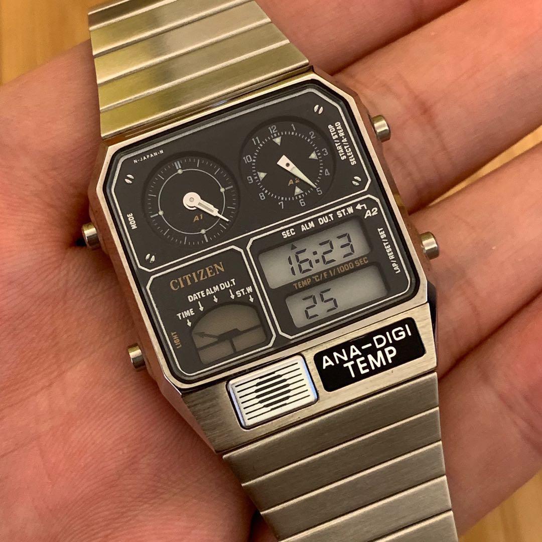 FS NOS Citizen Ana Digi Temp JG2000 59E MADE IN JAPAN