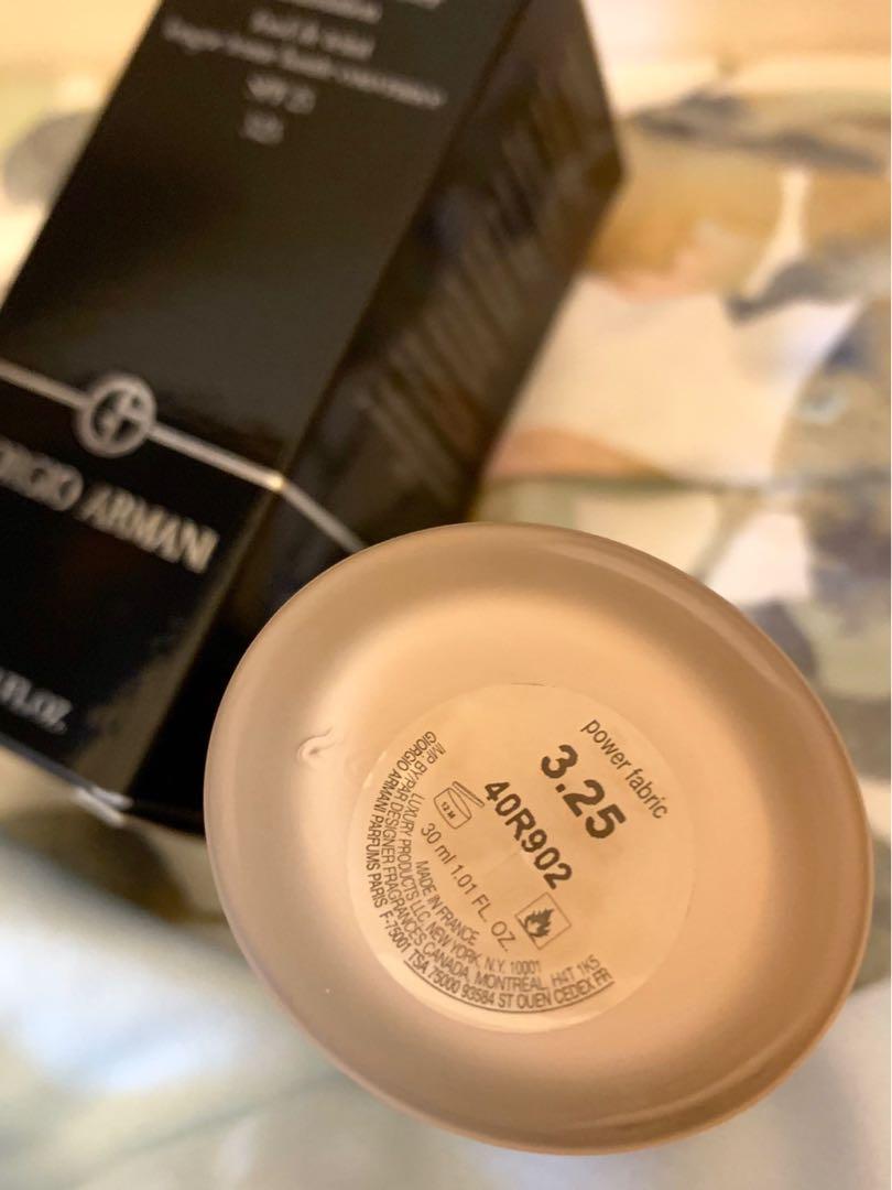 giorgio armani power fabric foundation 3.25