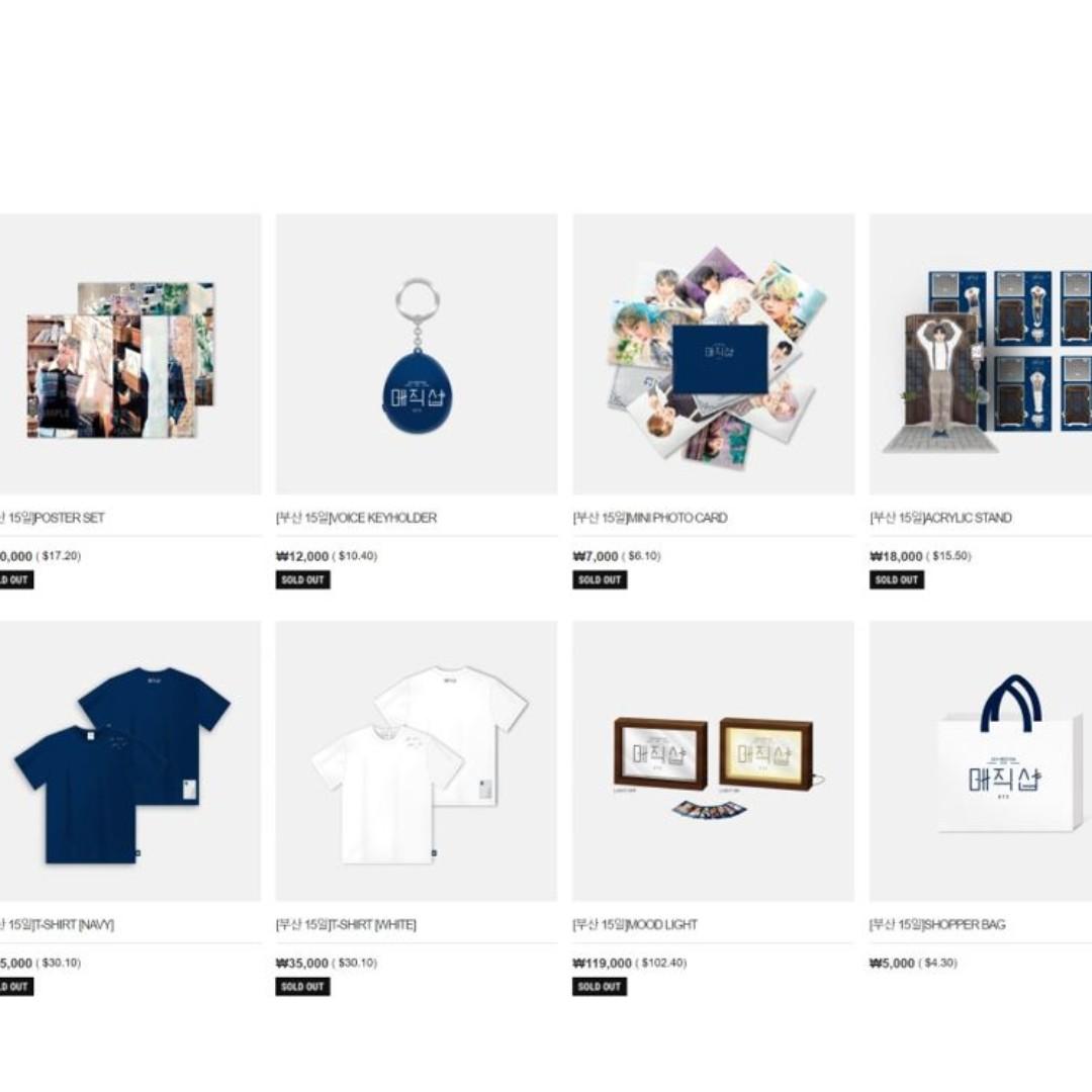 Go More Slots Now Bts Magic Shop 5th Muster Merch Md Fcfs Entertainment K Wave On Carousell