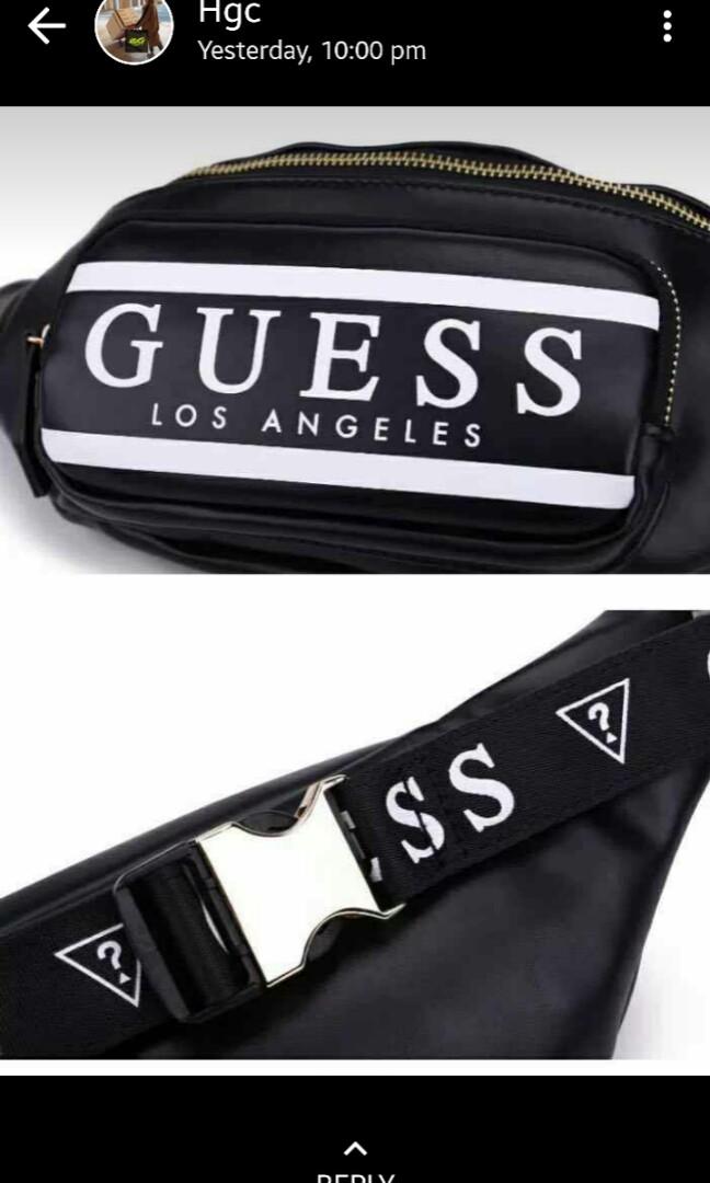 Guess waist bag, Men's Fashion, Bags, Sling Bags on Carousell