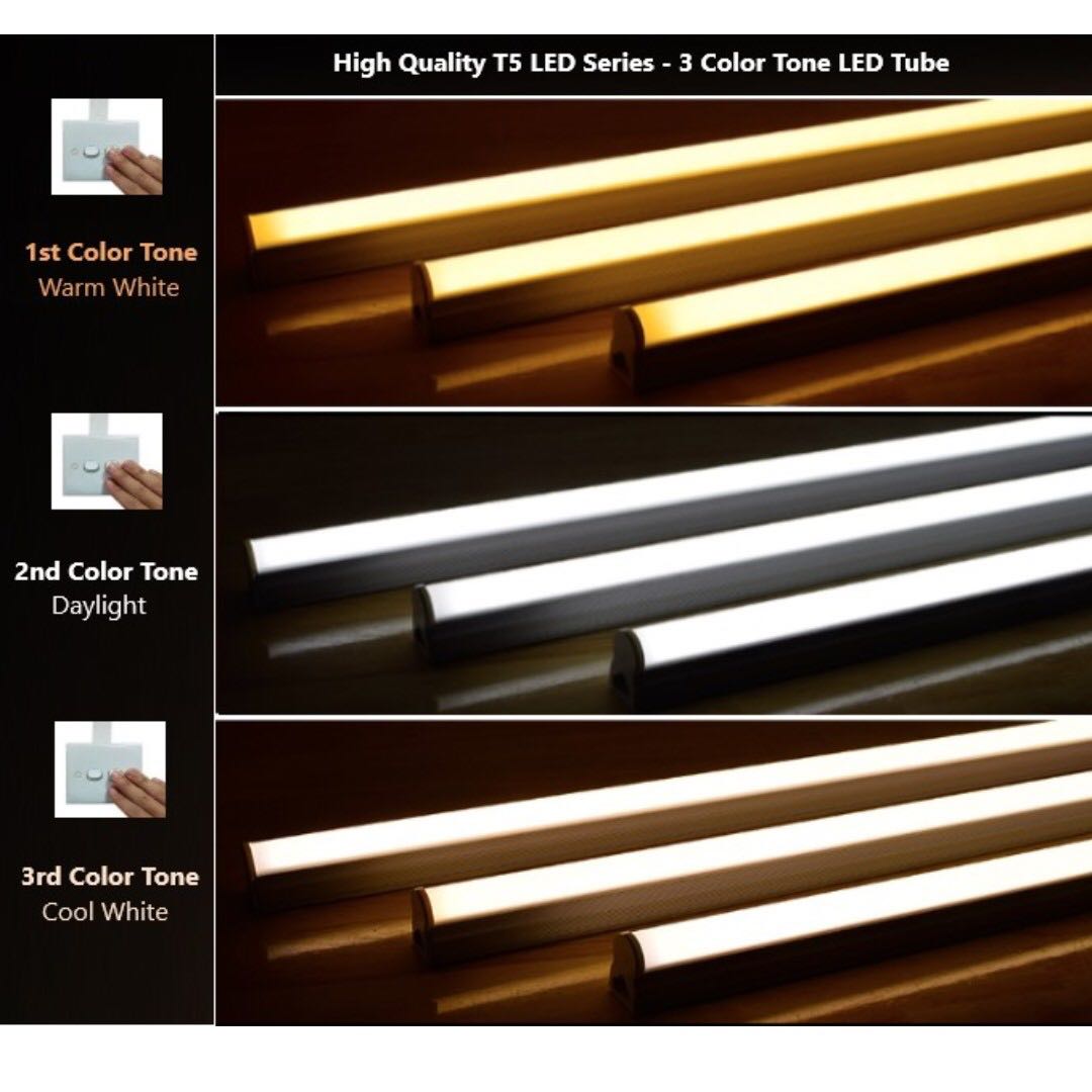 High Quality LED T5 Tube series - 3 Color Tone: Warm White ...