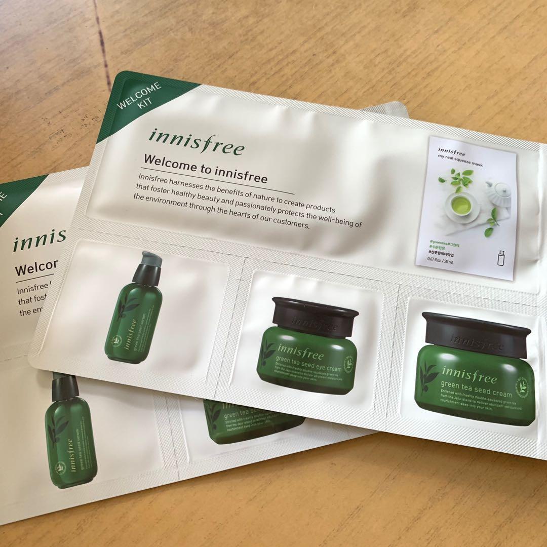 Innisfree Kit Green Tea Series, Beauty & Personal Care, Face