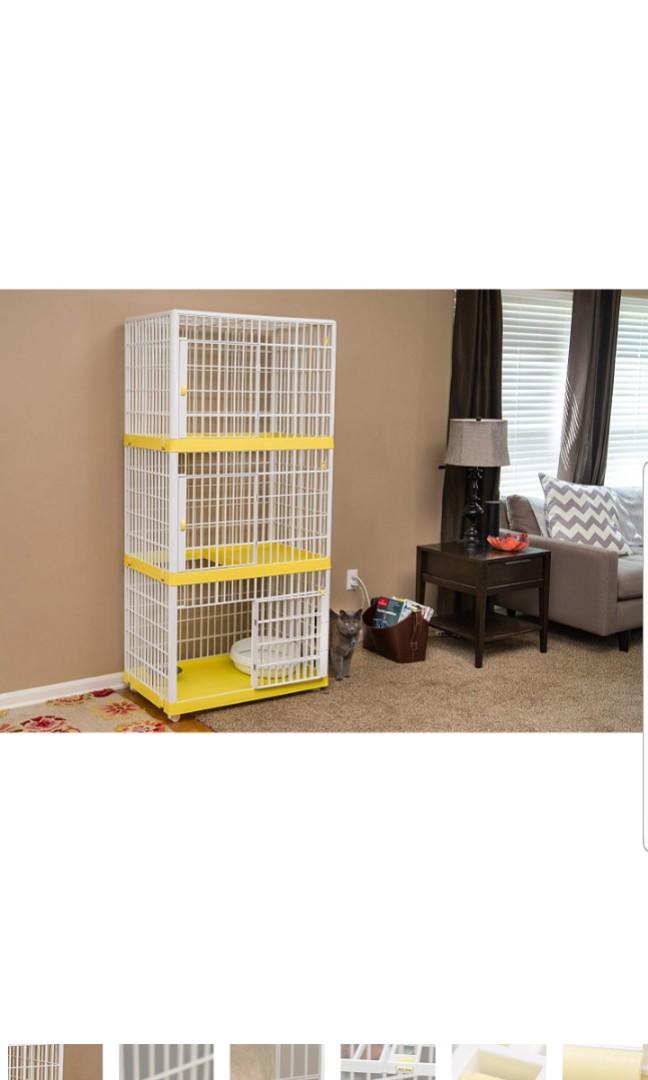 Iris Usa Premium Extra Large Xl Multi 3 Three Level Cat Kitten Fun