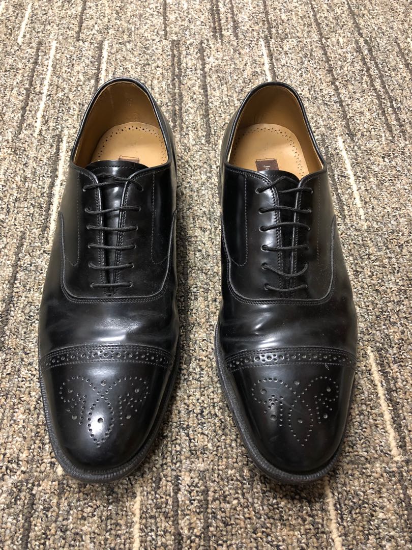 Johnston \u0026 Murphy Black Leather Shoes 