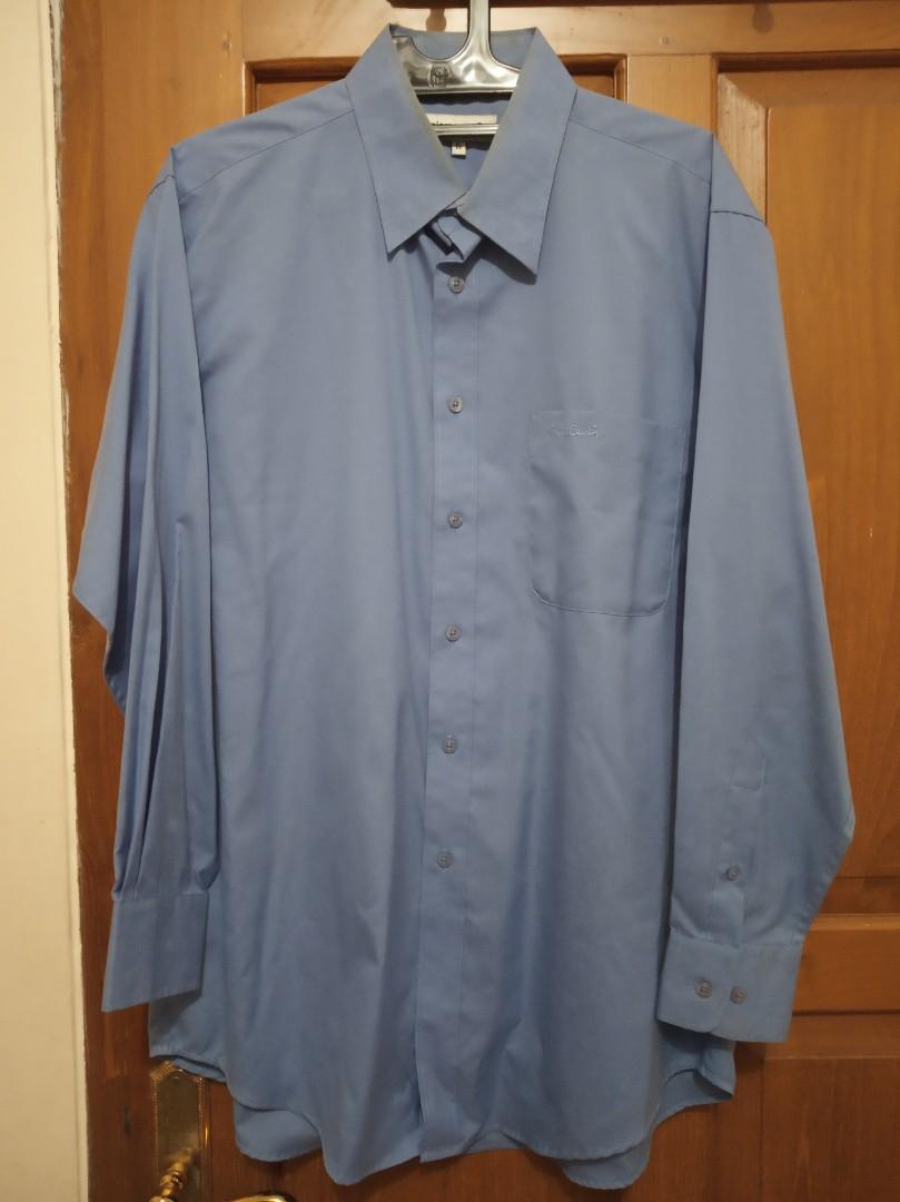 Kemeja Pierre cardin pria biru