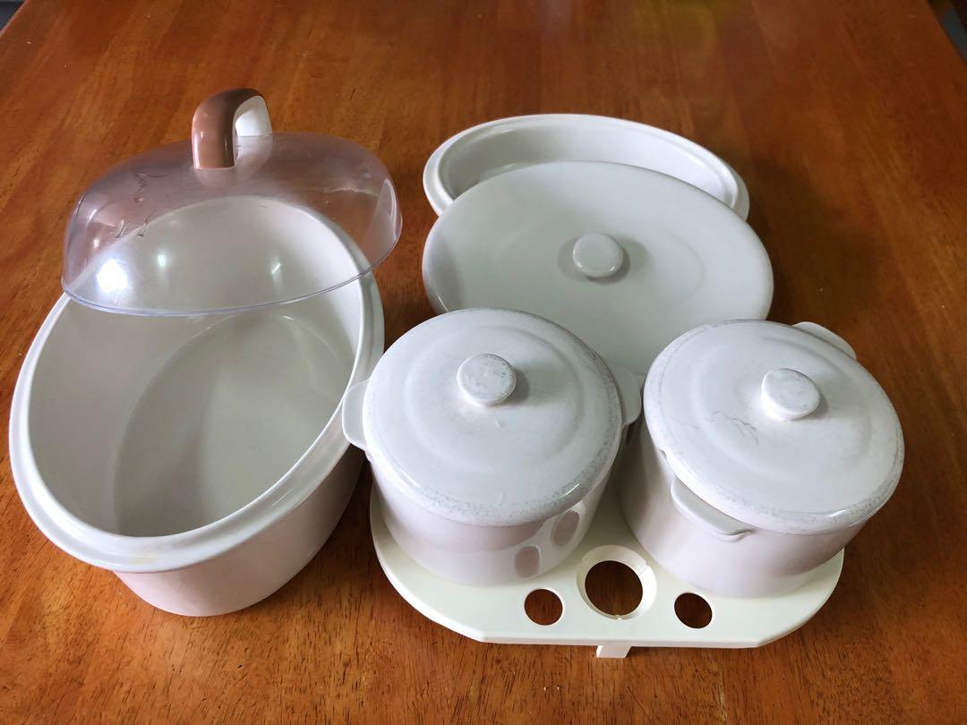 Khind Double Boiler Ceramic Pots Only Db 181 Home Appliances Kitchenware On Carousell