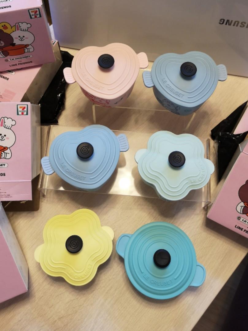 711 LE CREUSET x Line Friends 儲物盒 (HK15/個), 傢俬＆家居, 廚具和餐具, 茶具配件