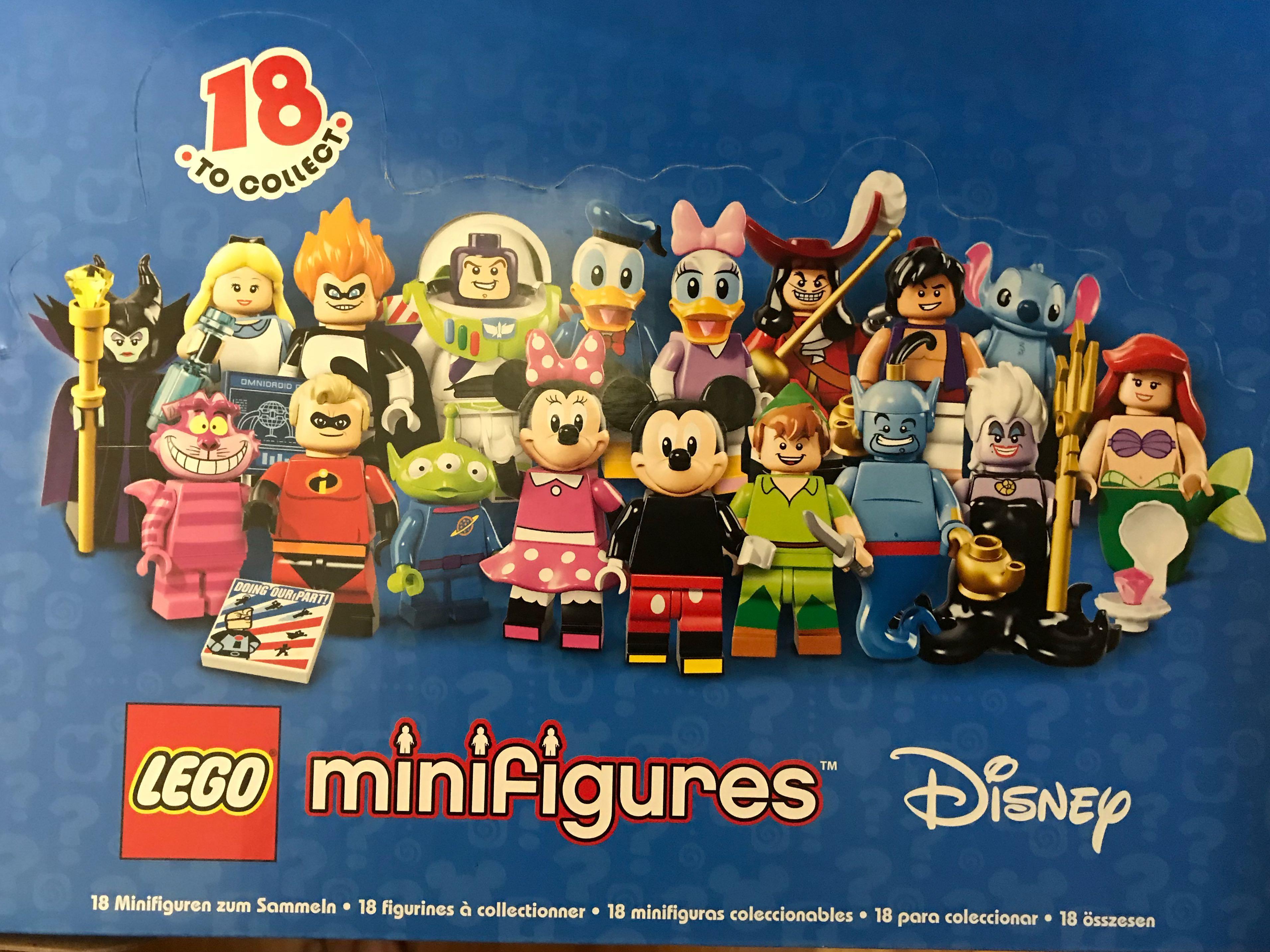 LEGO DISNEY SERIES 1 SEALED Complete SET 18 Packs 71012 COLLECTIBLE MINIFIGURES