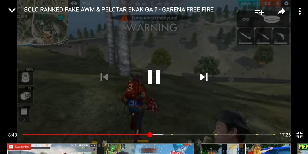 Liat Vidio Ini Jadi Main Free Fire Gg Pake Awm Elektronik