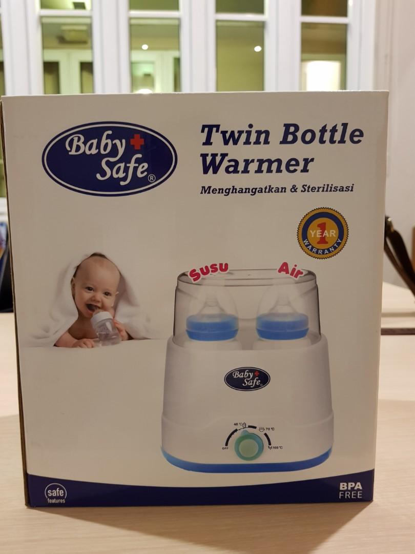 baby safe twin bottle warmer sterilize