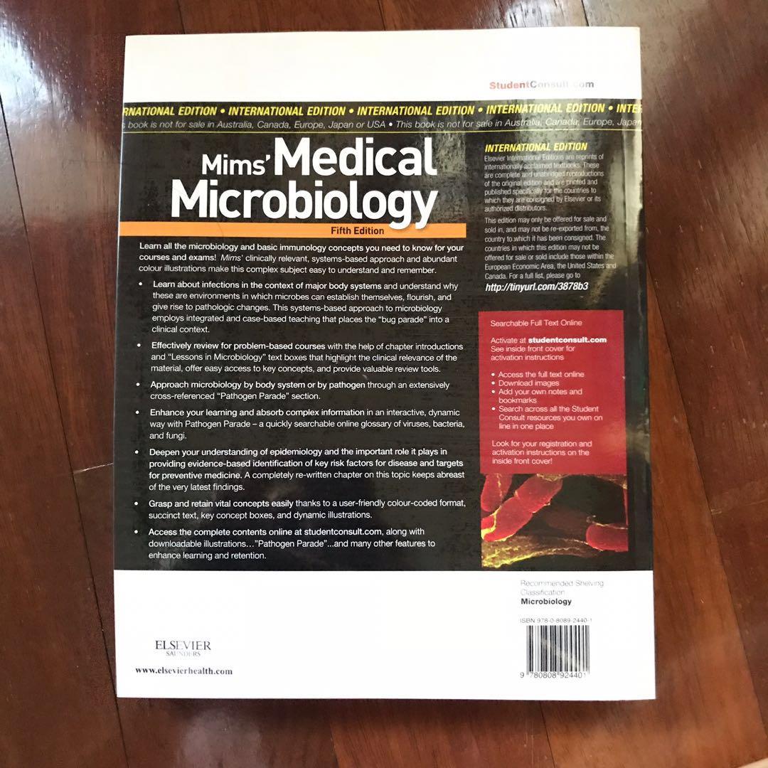 Mims Medical Microbiology Edisi 5 Books Stationery Textbooks