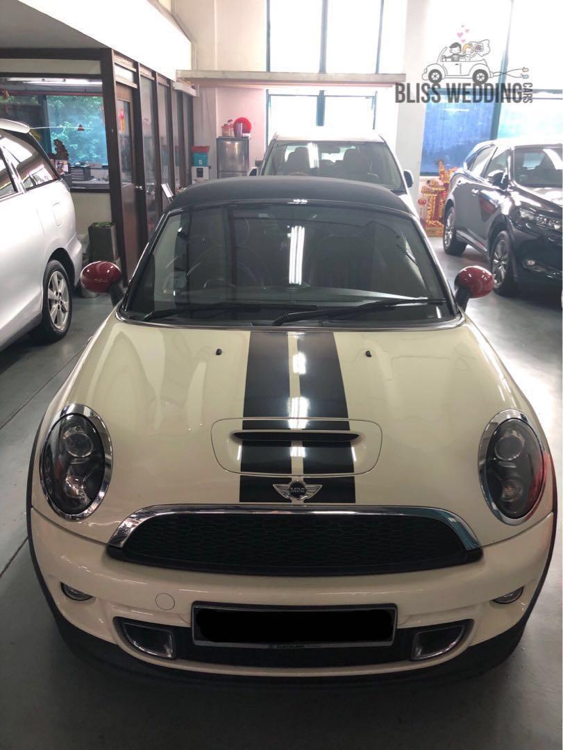 Mini Cooper S Convertible Roadster Mercedes Benz Sl300 For Wedding Car Rental Cars Car Rental On Carousell