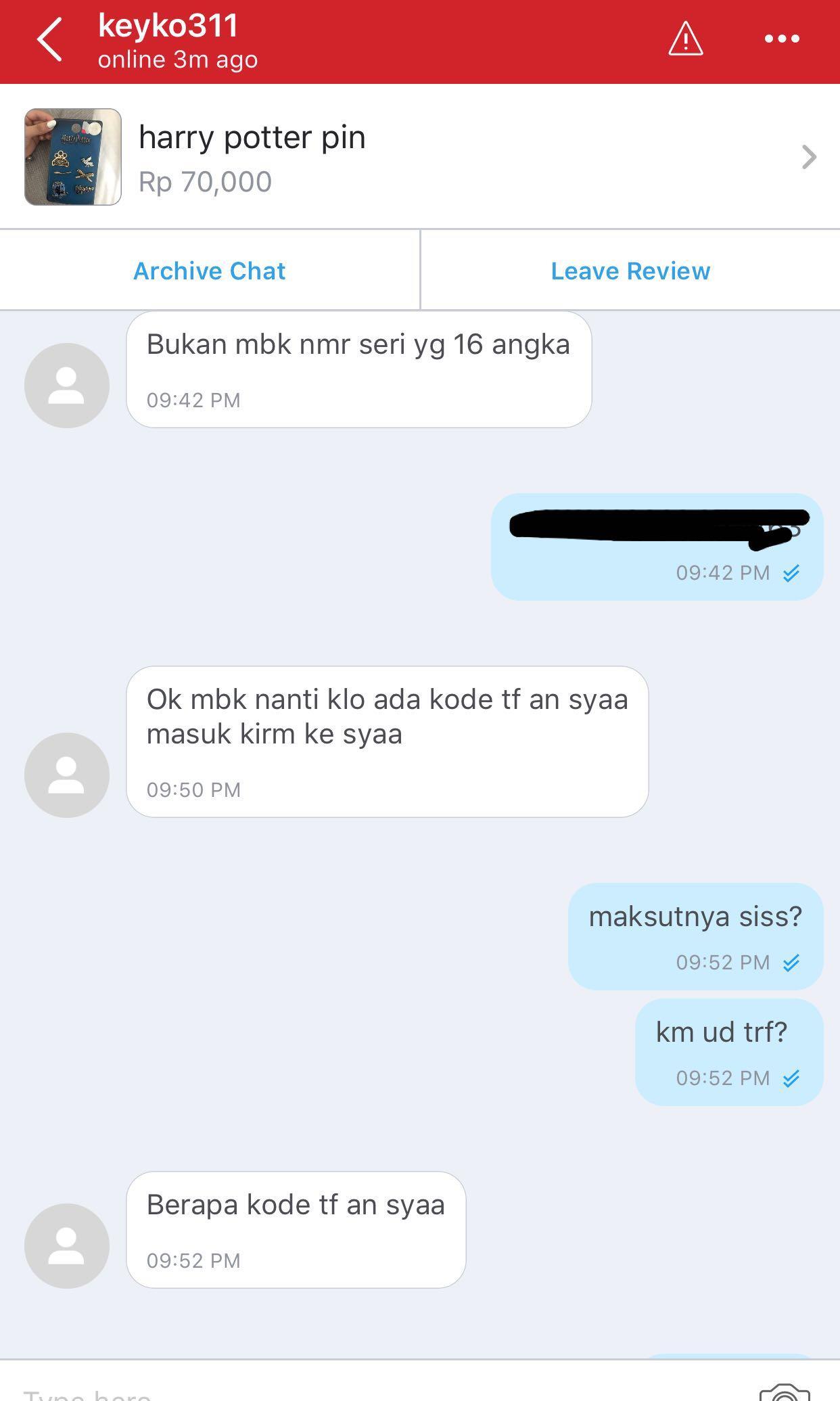 Modus Penipuan Oneklik Bca Jasa Lainnya Di Carousell