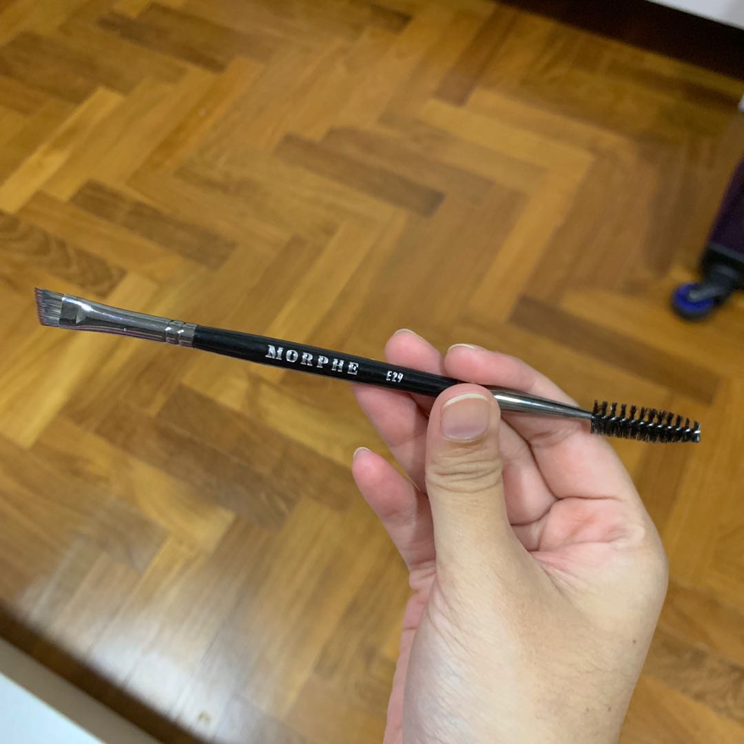 Morphe E29 Angled Brow and Spoolie Brush, Beauty & Personal Care, Face