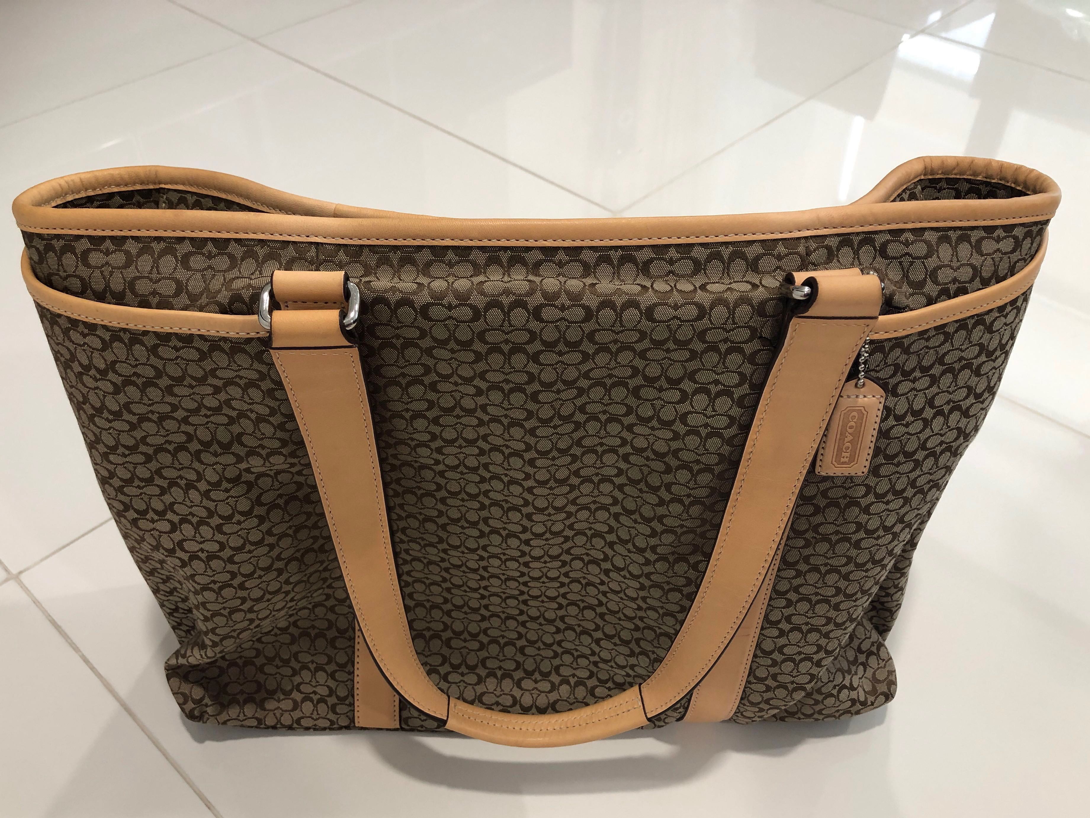 coach signature diaper bag