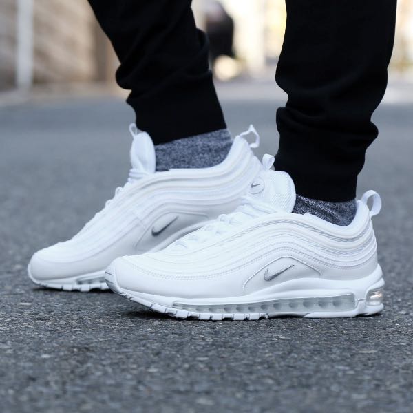Nike Air Max 97 WHITE Men s Fashion Footwear Sneakers on