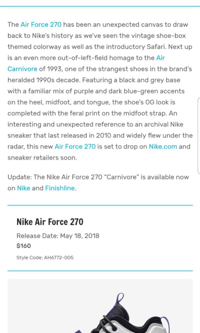 air force 27 carnivore