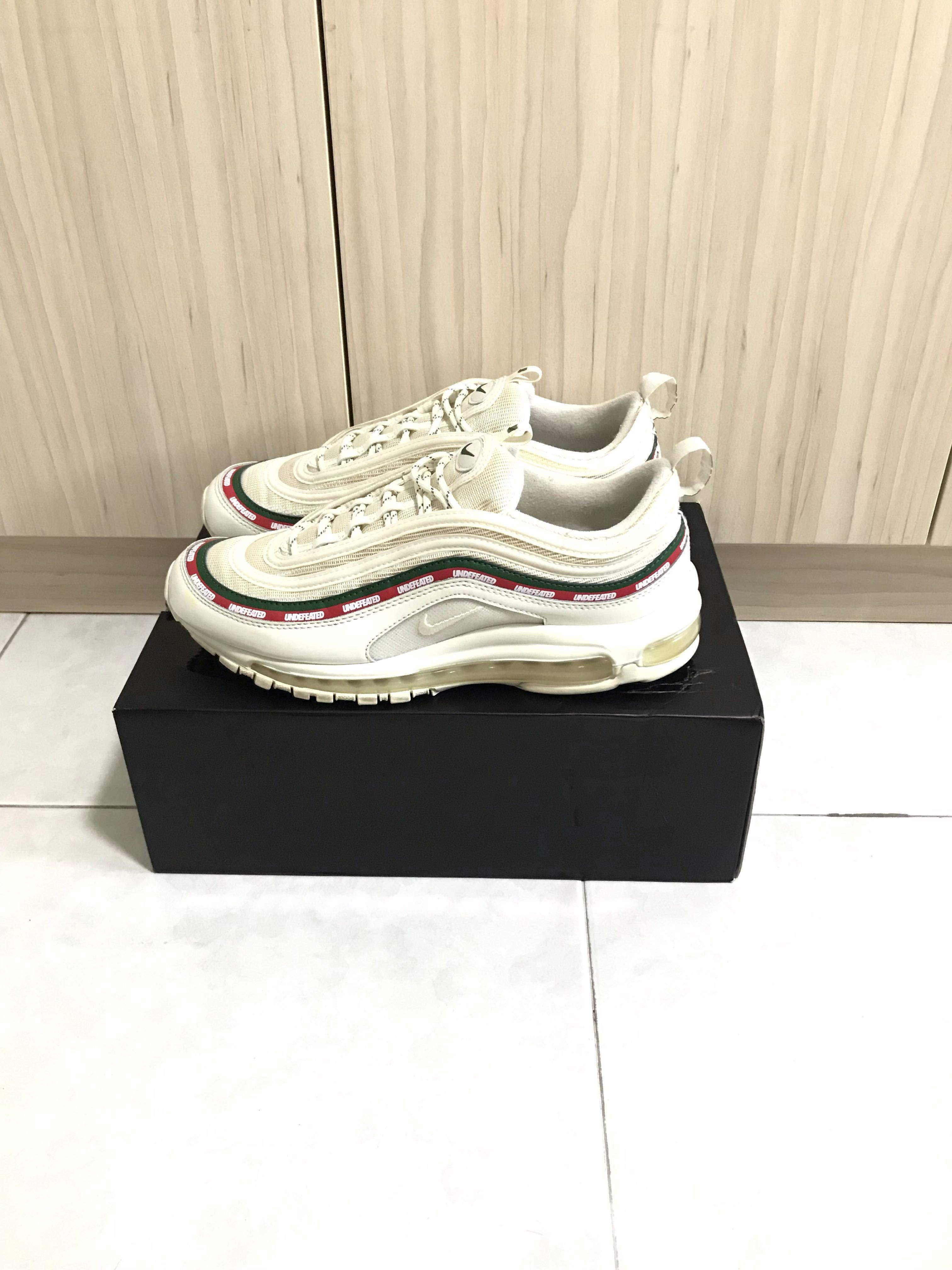 Nike undefeated air max 97 white OG Men s Fashion Footwear Sneakers on Carousell