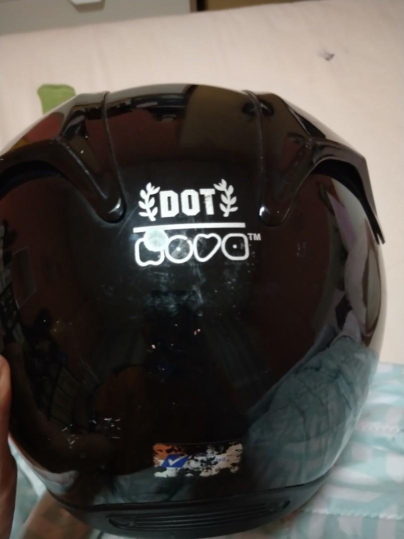 Nova helmet with tinted visor, Motorcycles, Motorcycle Apparel on Carousell