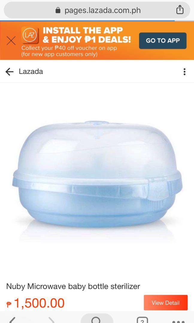 nuby microwave steamer