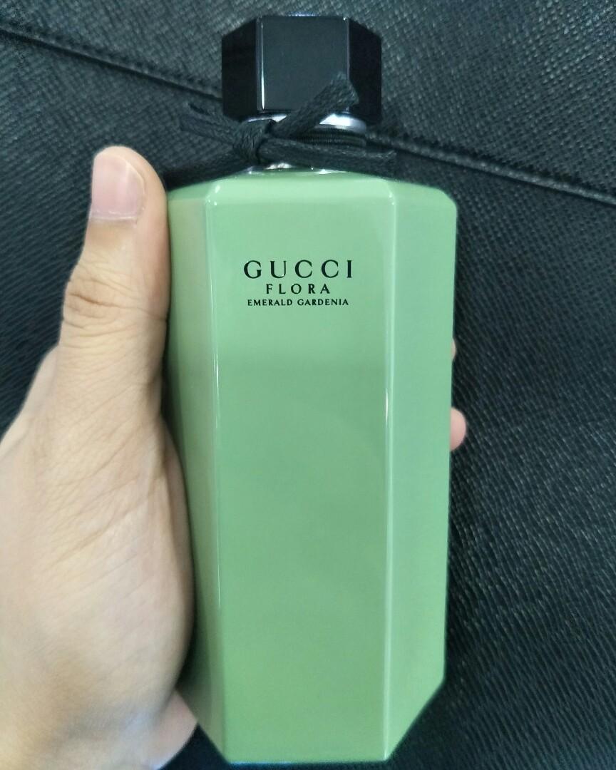 gidsel Udvej slutningen Gucci Flora Emerald Gardenia Limited Edition Edt 100ml, Health & Beauty,  Perfumes, Nail Care, & Others on Carousell