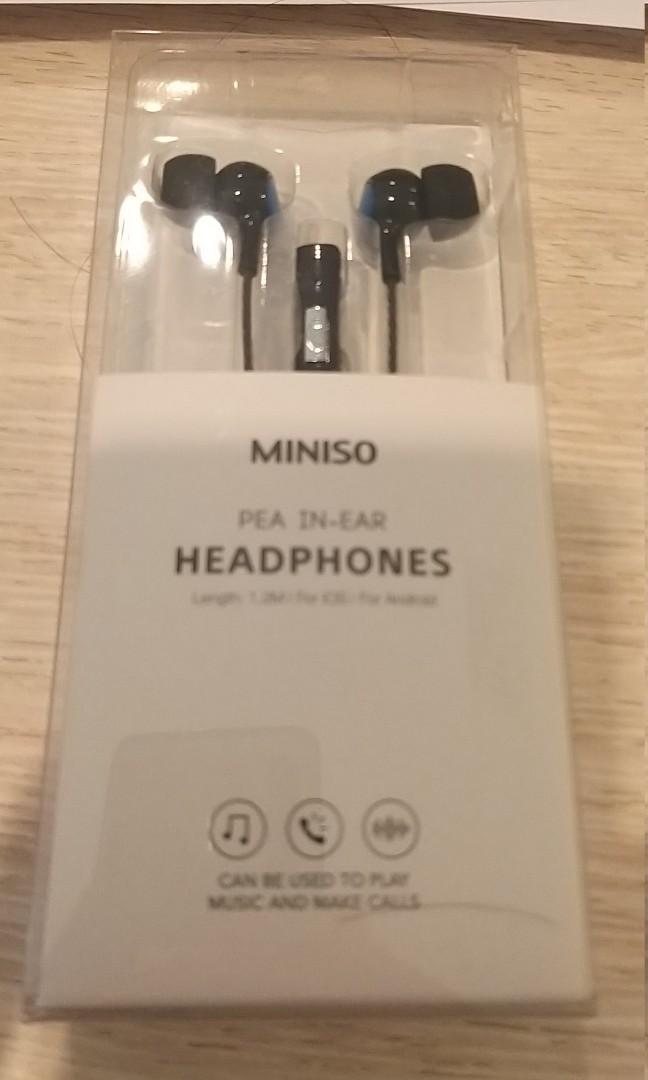 Miniso pea hotsell in ear headphones