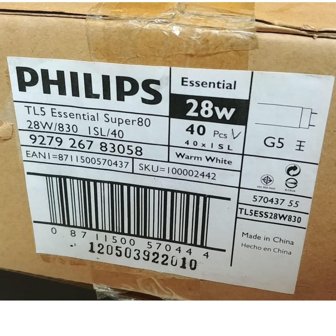 Philips Essential Super 80 28w 3000k warm white