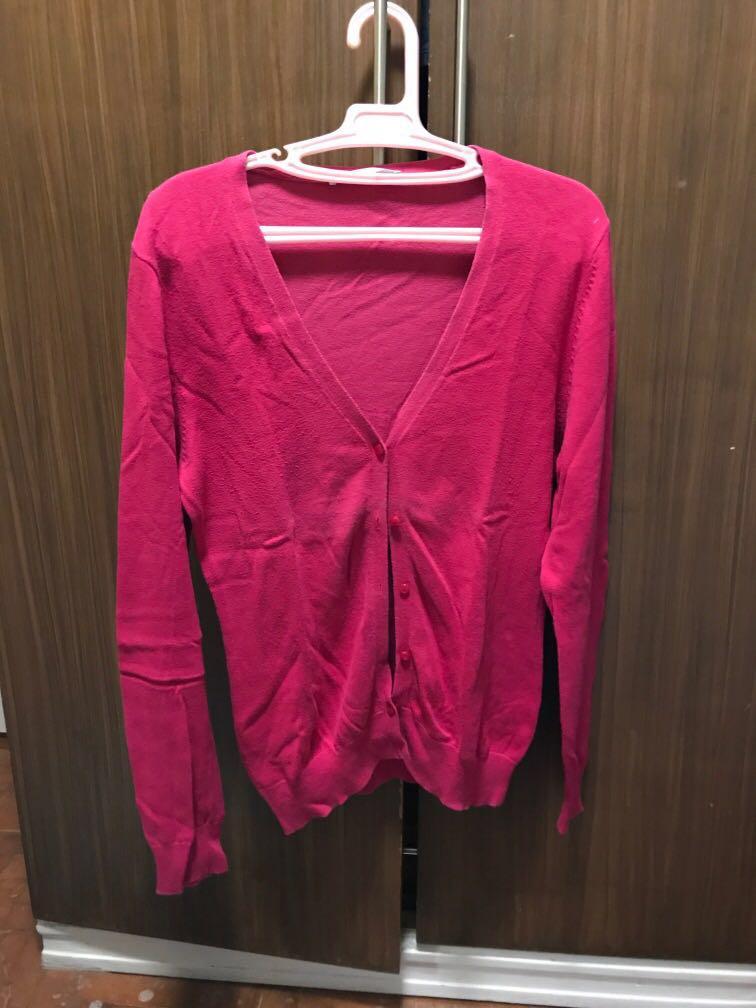 hot pink sweater plus size