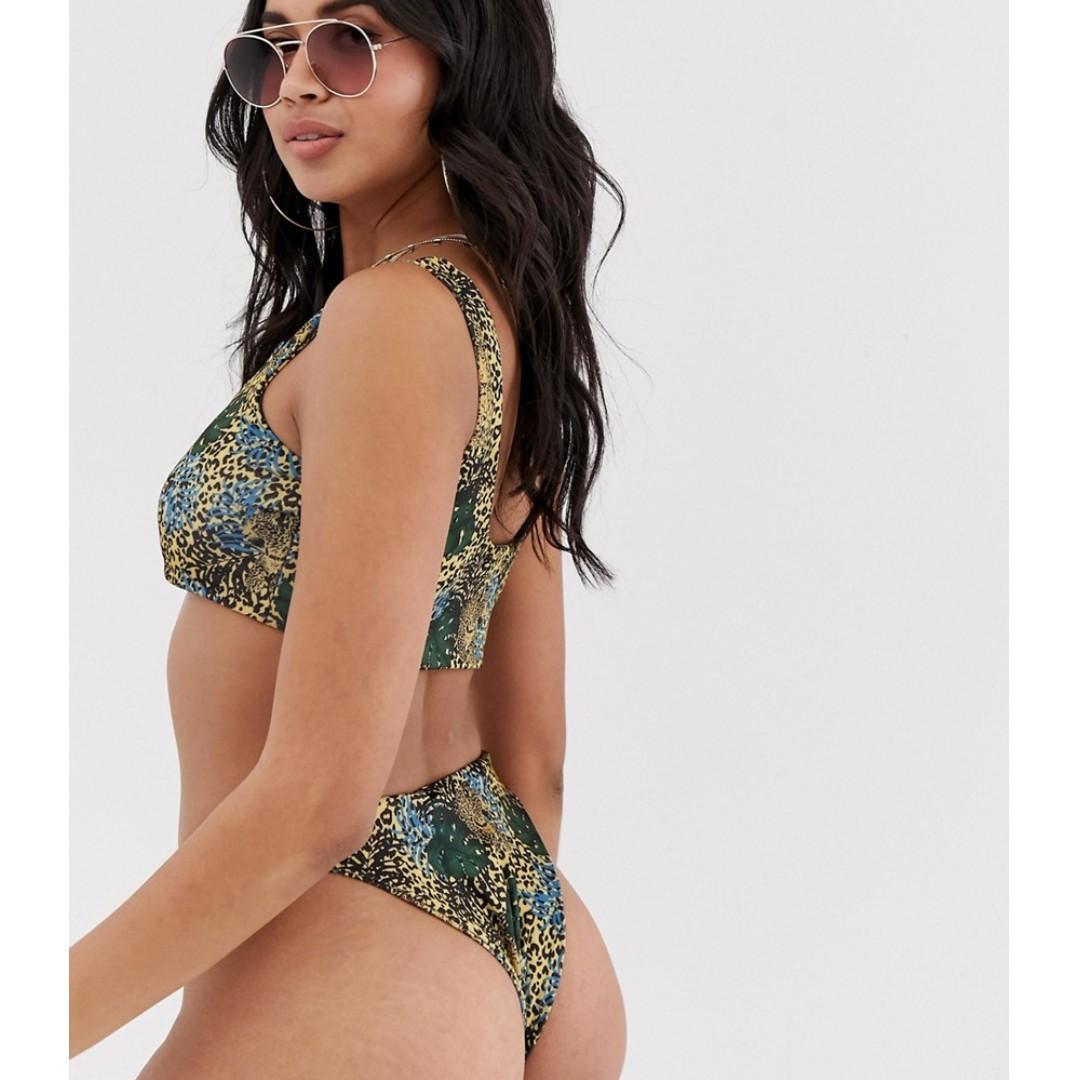 leopard print bikini pretty little thing